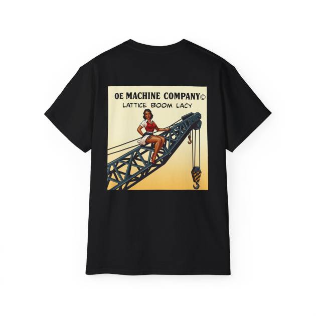 Lattice Boom Lacy, OE Machine Co. Short Sleeve Tee