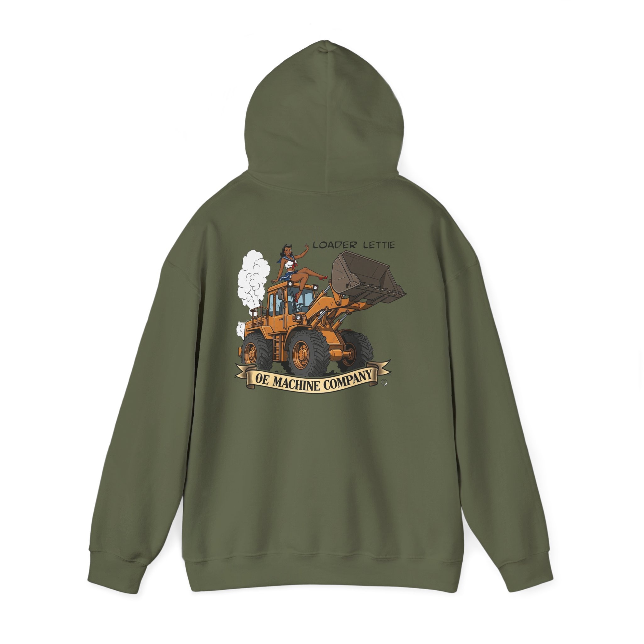 Loader Lettie, OE Machine Co. Hoodie - Image 11