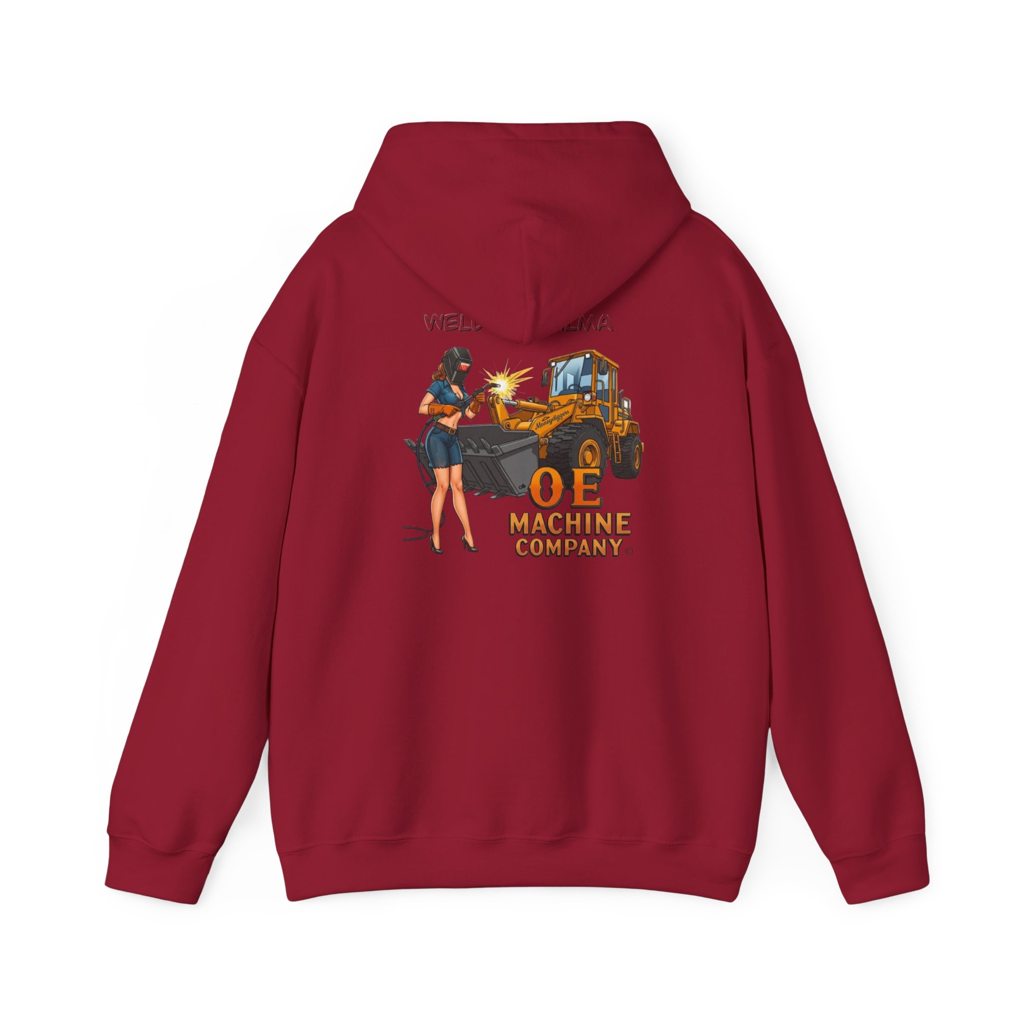 Welding Wilma, OE Machine Co. Hoodie - Image 50
