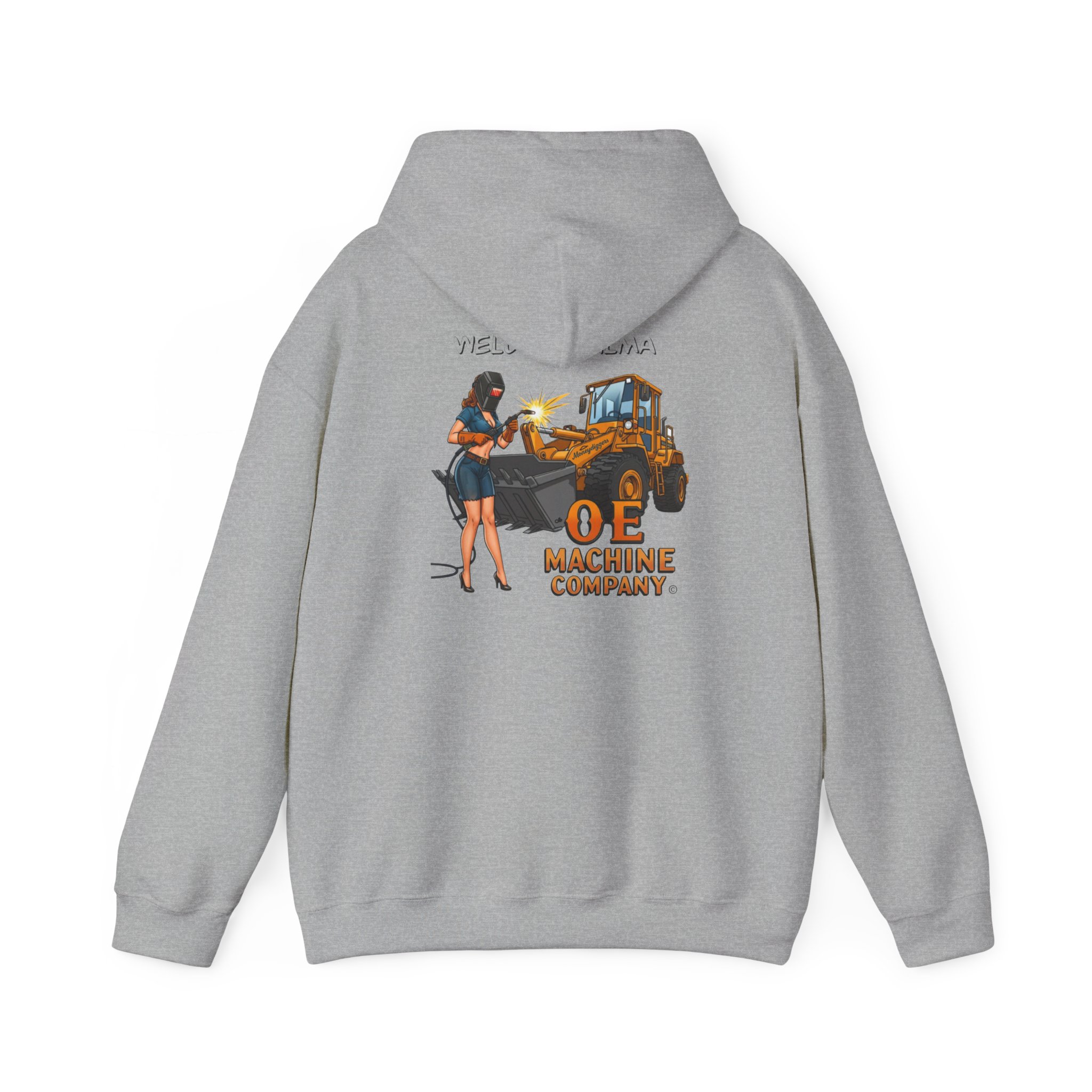 Welding Wilma, OE Machine Co. Hoodie - Image 6