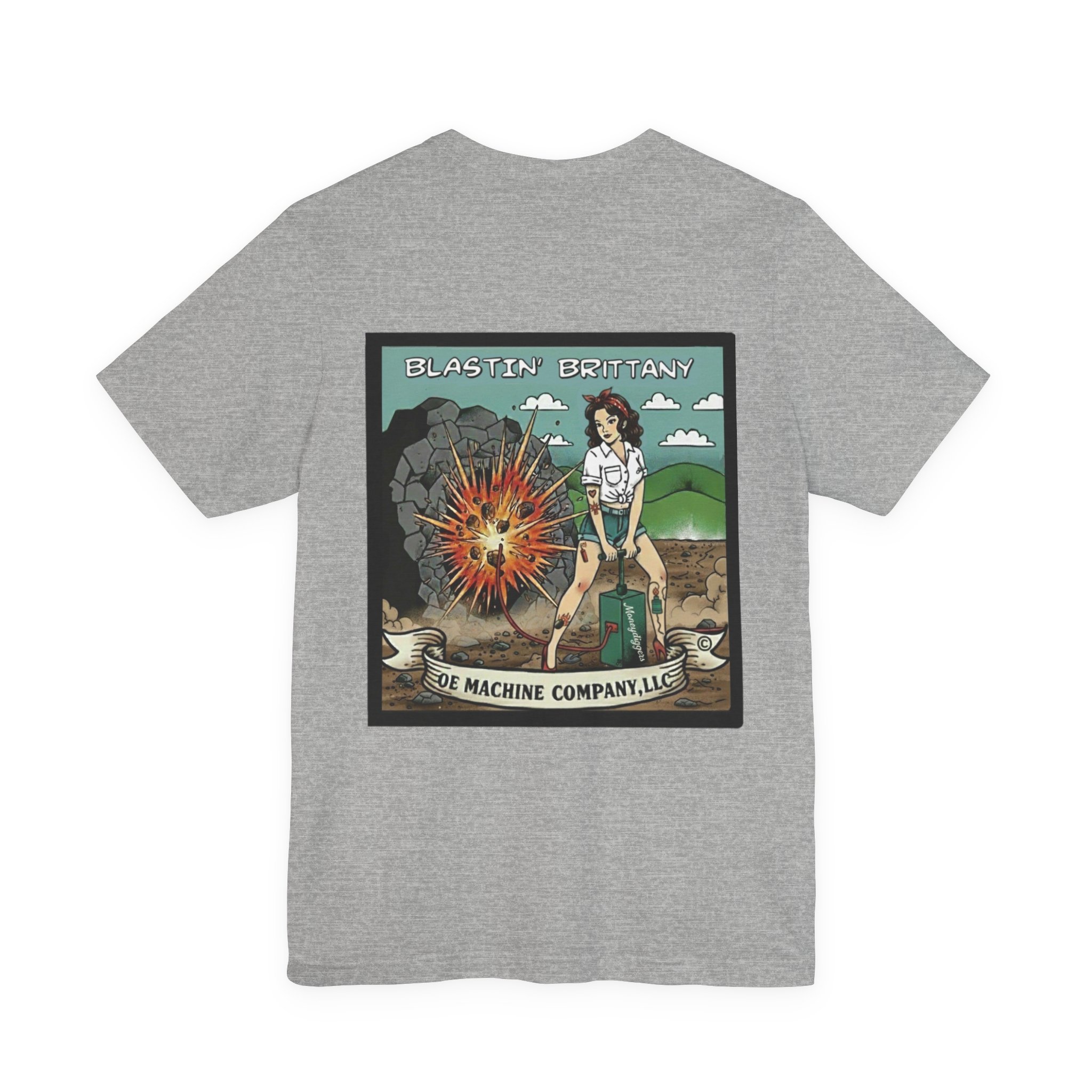 Blastin' Brittany, OE Machine Co. Short Sleeve Tee - Image 29