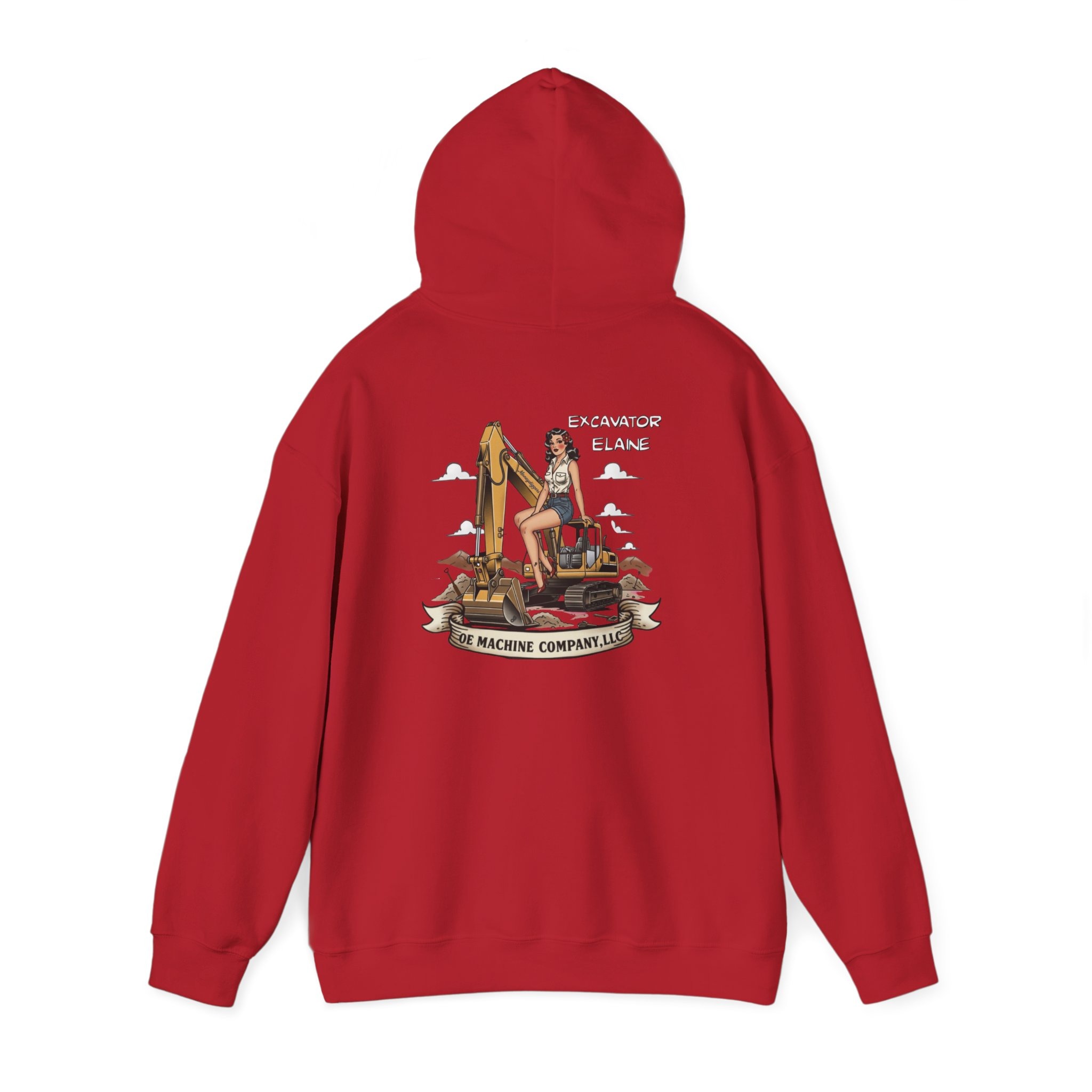 Excavator Elaine, OE Machine Co. Hoodie - Image 23