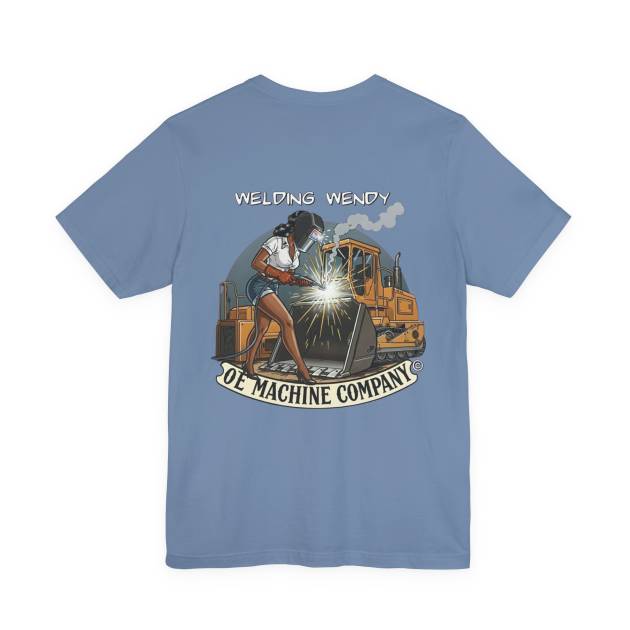 Welding Wendy, OE Machine Co. Short Sleeve Tee