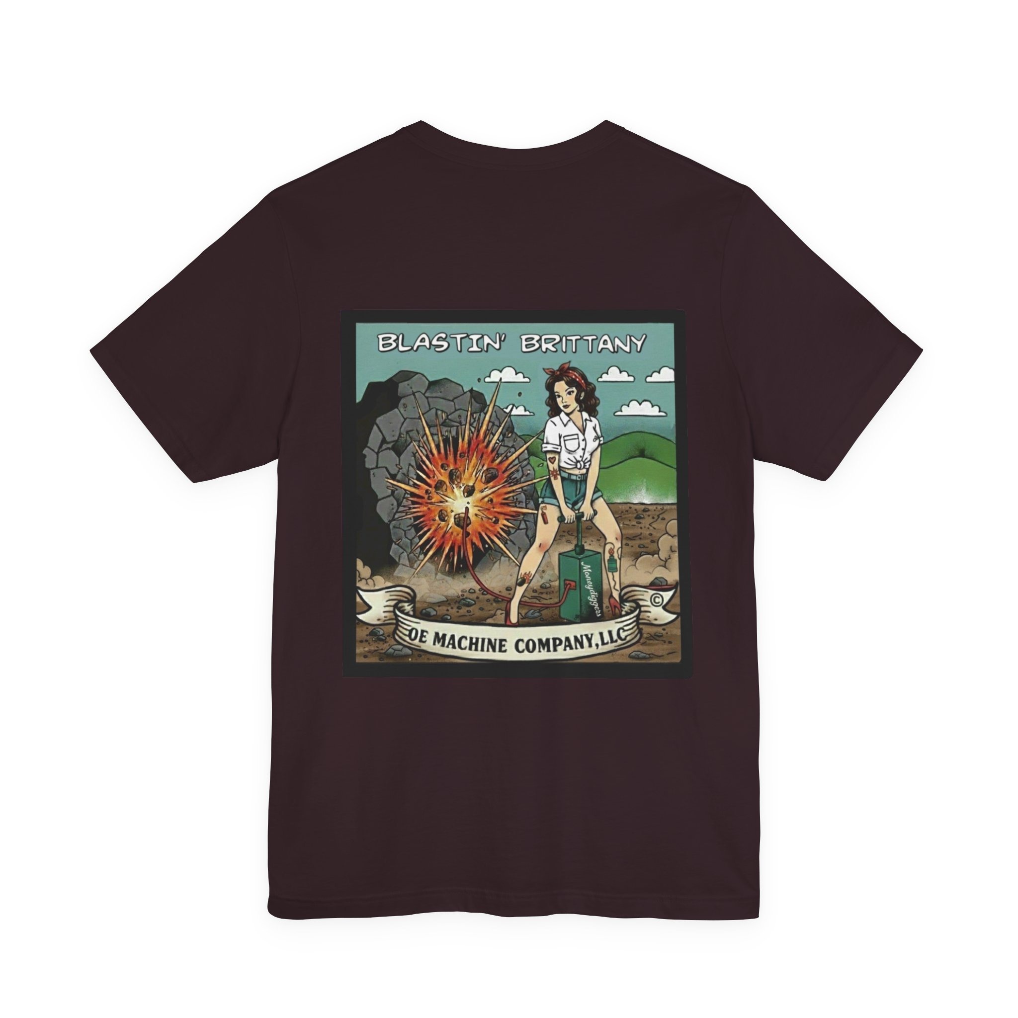 Blastin' Brittany, OE Machine Co. Short Sleeve Tee - Image 38