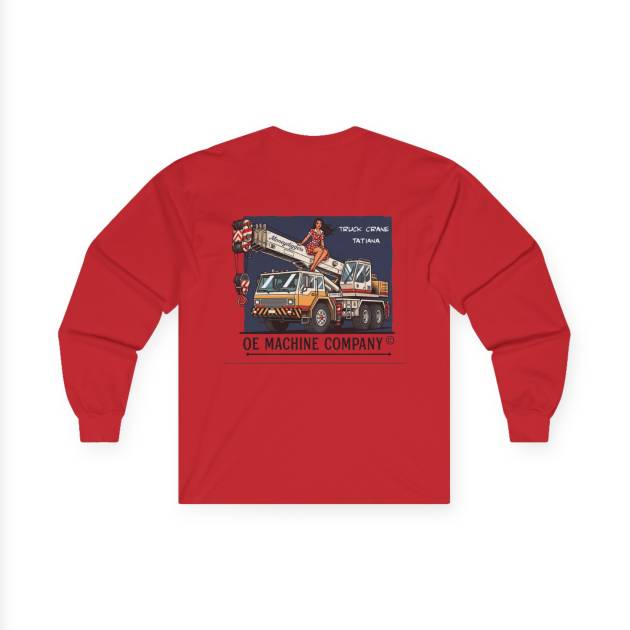 Truck Crane Tatiana, OE Machine Co. Long Sleeve Tee