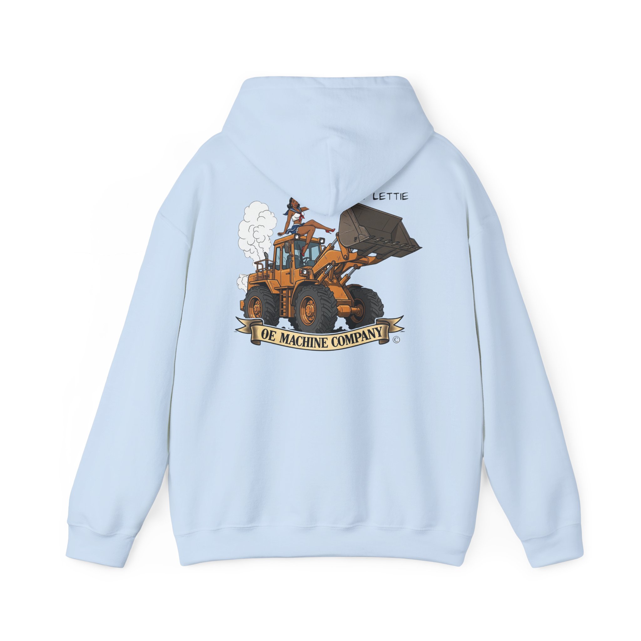 Loader Lettie, OE Machine Co. Hoodie - Image 3