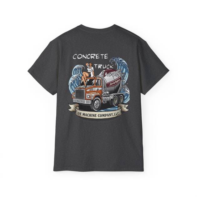 Concrete Truck Cassie, OE Machine Co. Short Sleeve Tee