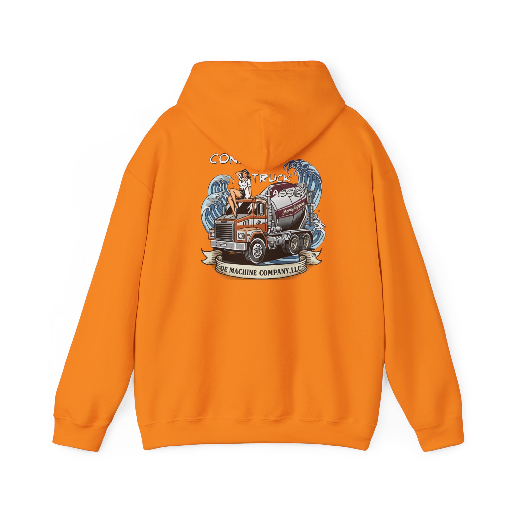 Concrete Truck Cassie, OE Machine Co. Hoodie - Image 16