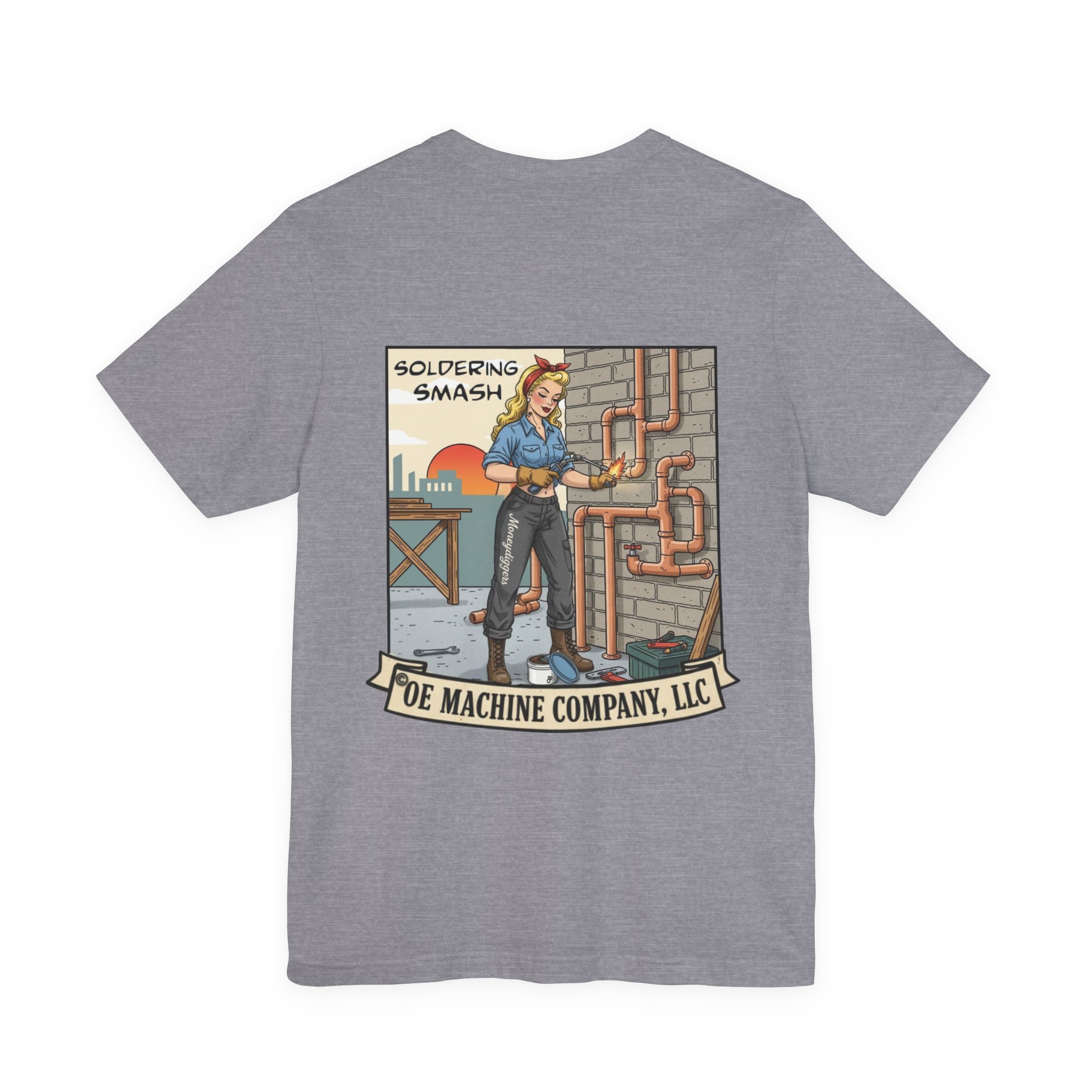 Soldering Smash, OE Machine Co. Short Sleeve Tee - Image 26