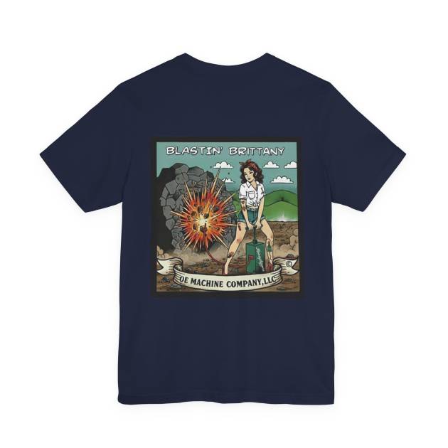 Blastin' Brittany, OE Machine Co. Short Sleeve Tee