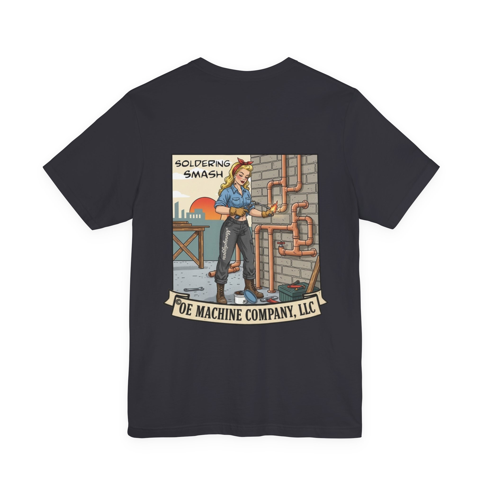 Soldering Smash, OE Machine Co. Short Sleeve Tee - Image 20