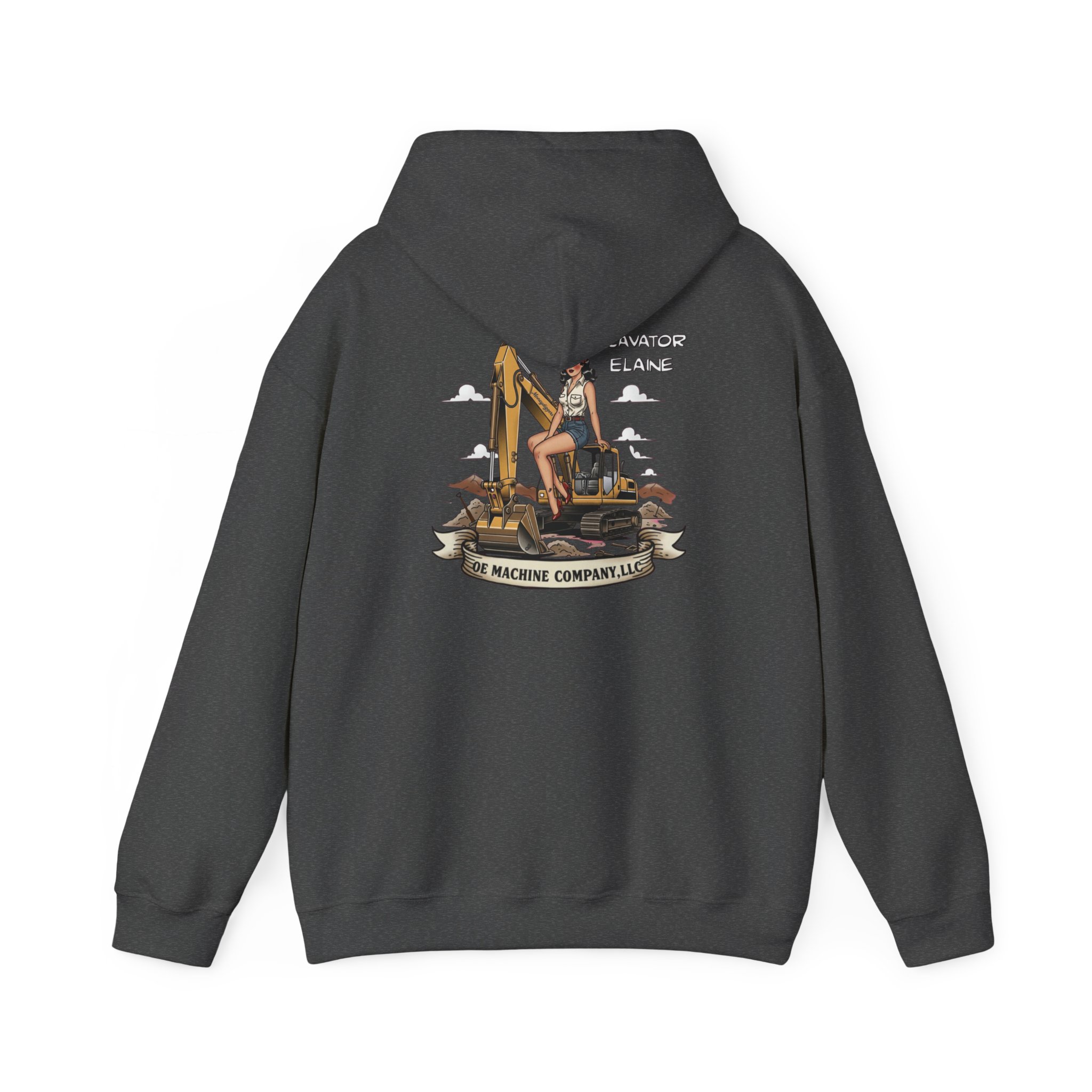 Excavator Elaine, OE Machine Co. Hoodie - Image 42