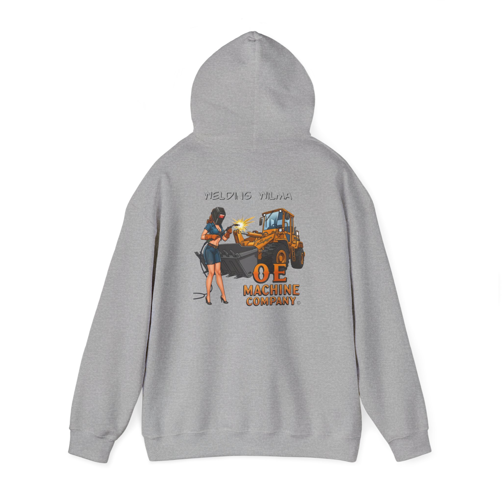Welding Wilma, OE Machine Co. Hoodie - Image 7