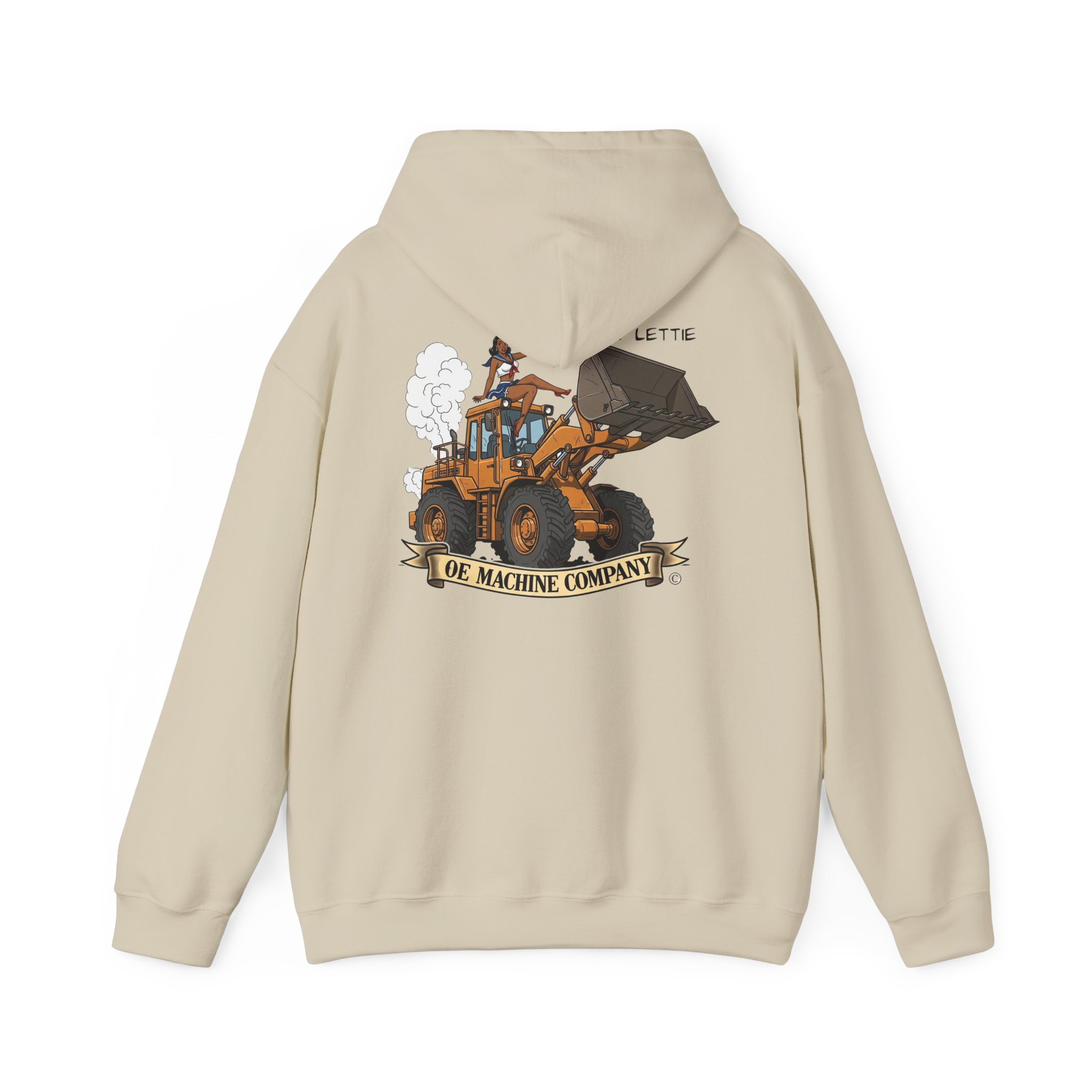 Loader Lettie, OE Machine Co. Hoodie - Image 6