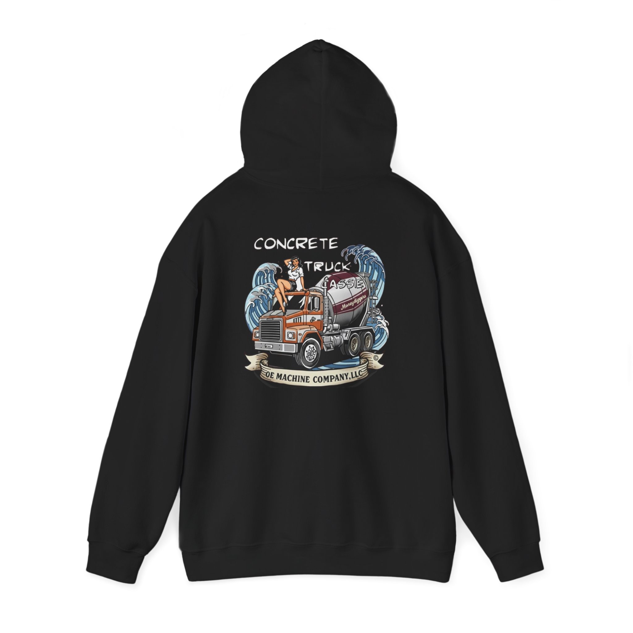 Concrete Truck Cassie, OE Machine Co. Hoodie - Image 20