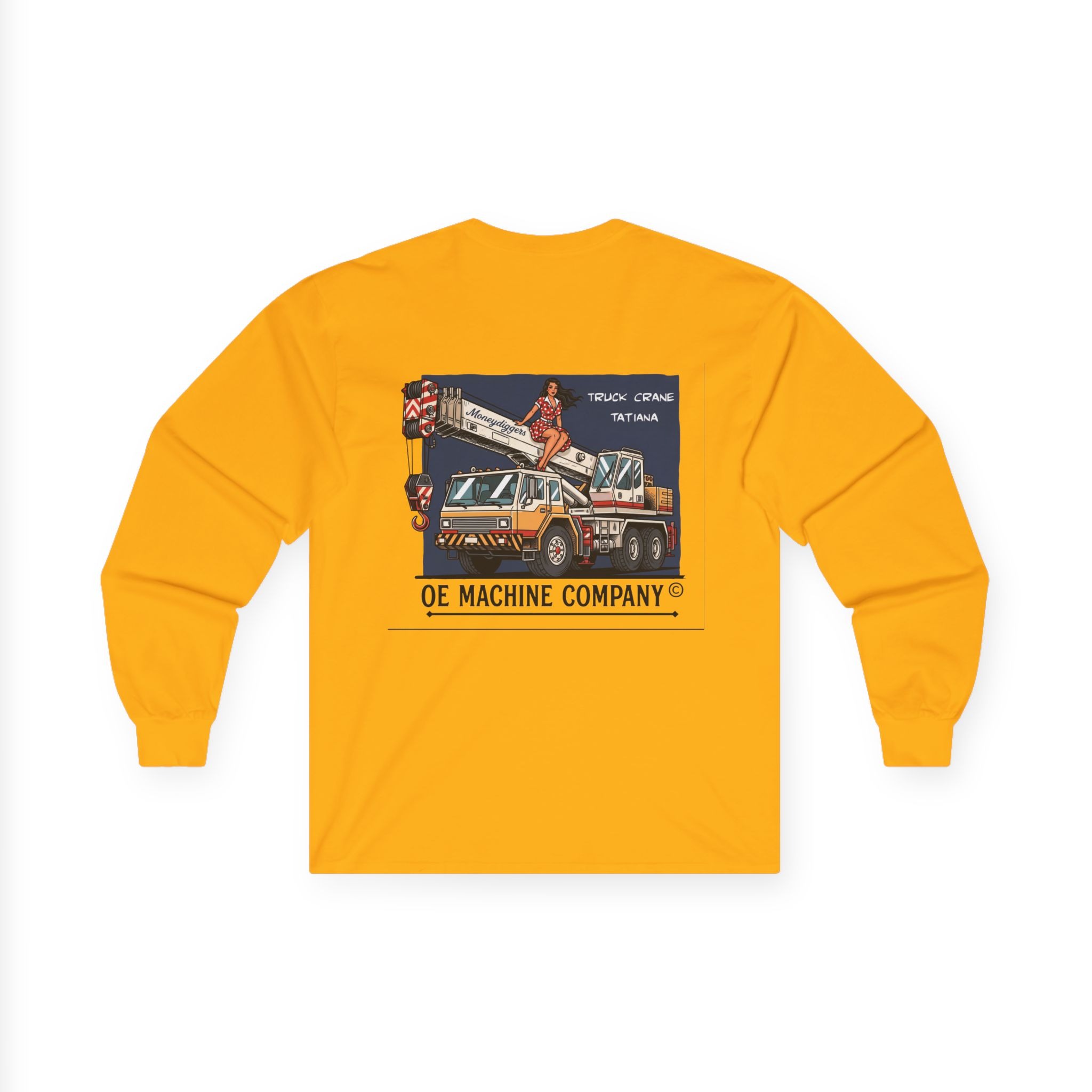 Truck Crane Tatiana, OE Machine Co. Long Sleeve Tee - Image 14