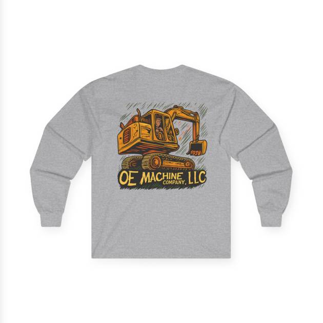 Muckin, OE Machine Co. Long Sleeve Tee
