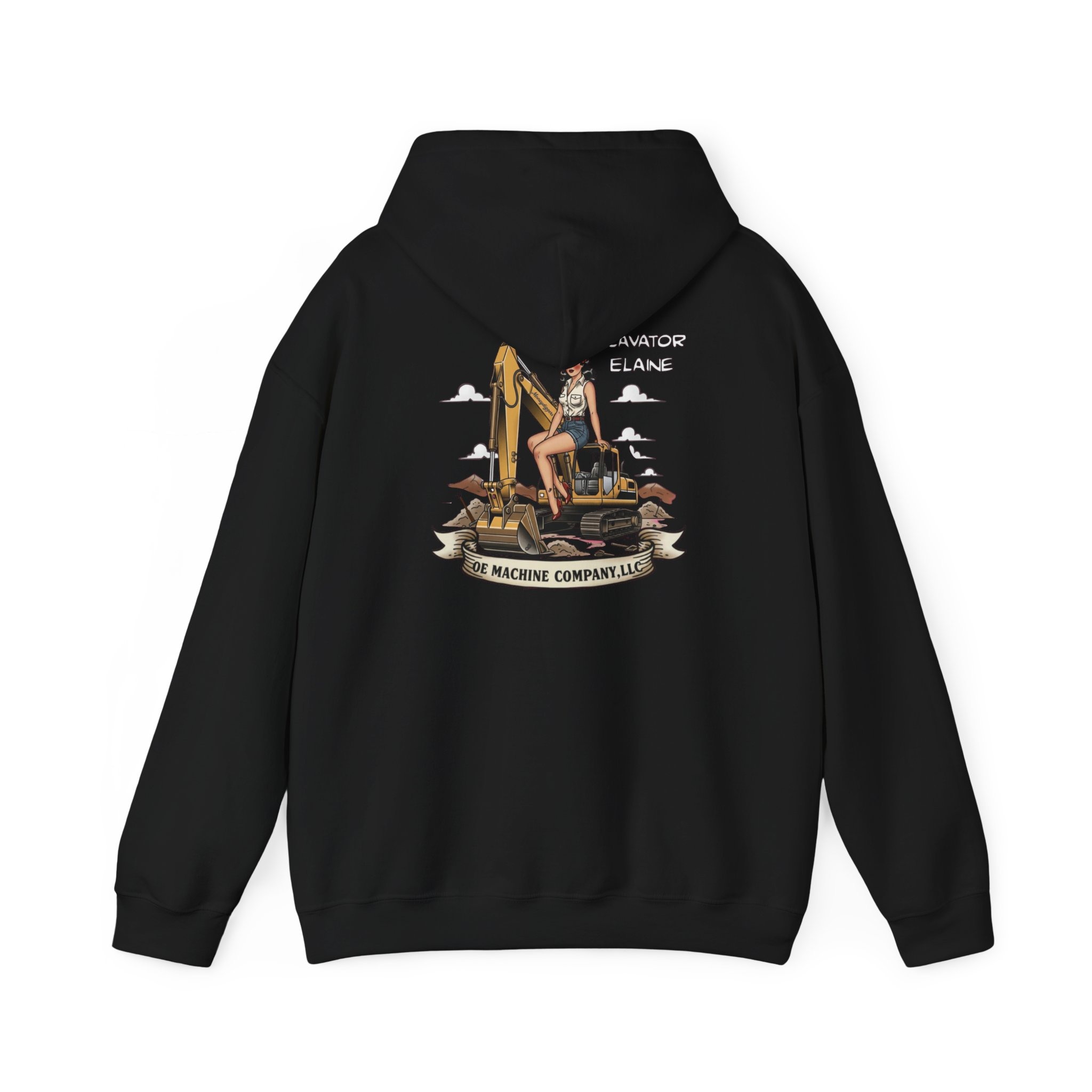 Excavator Elaine, OE Machine Co. Hoodie - Image 26