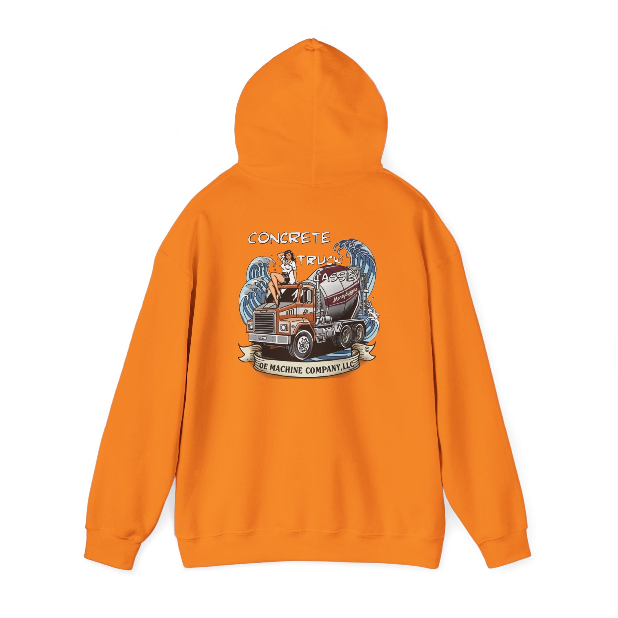 Concrete Truck Cassie, OE Machine Co. Hoodie - Image 15