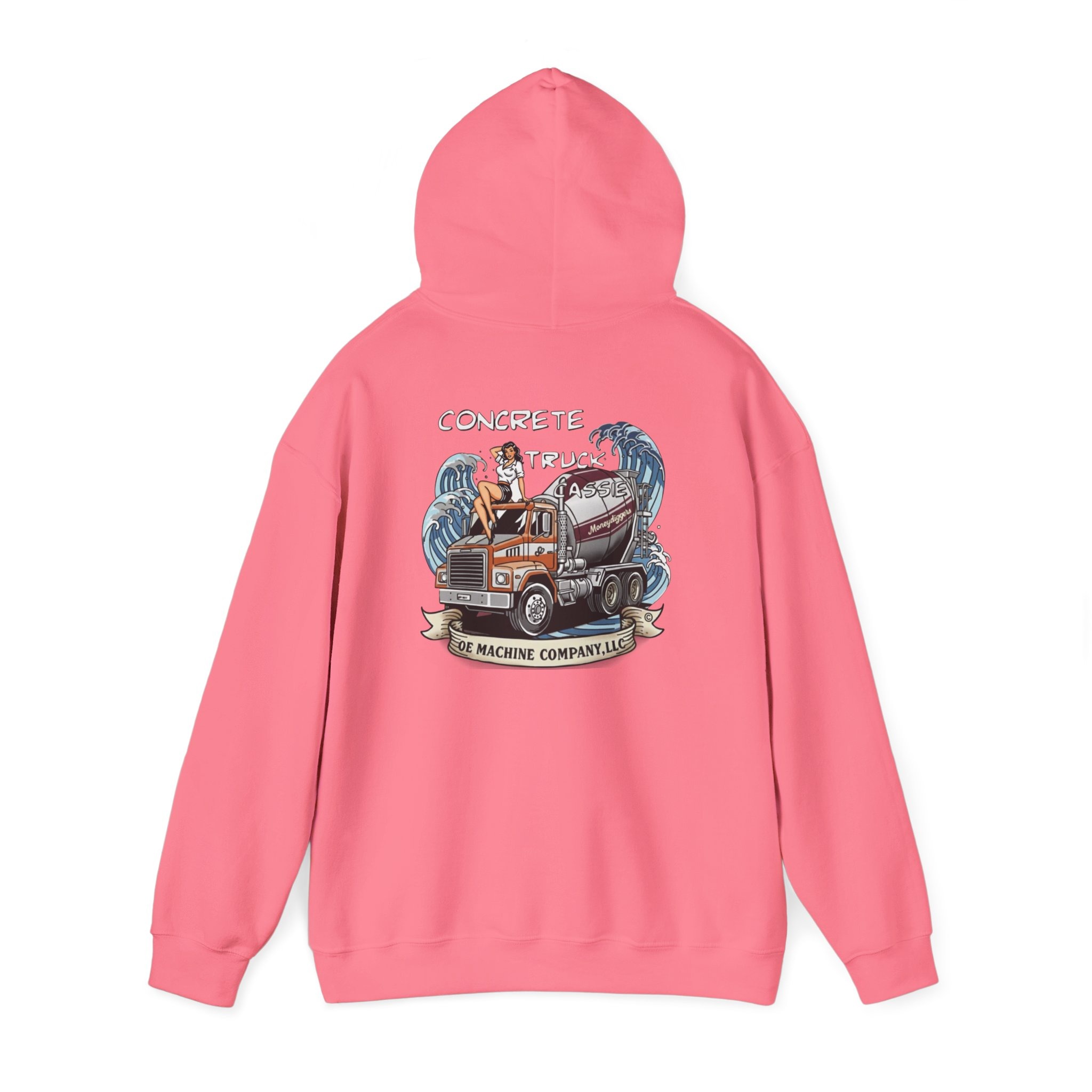 Concrete Truck Cassie, OE Machine Co. Hoodie - Image 10