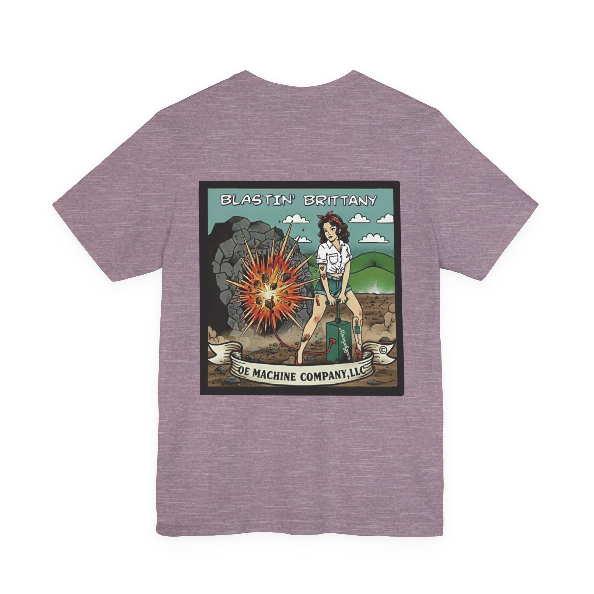 Blastin' Brittany, OE Machine Co. Short Sleeve Tee - Image 32