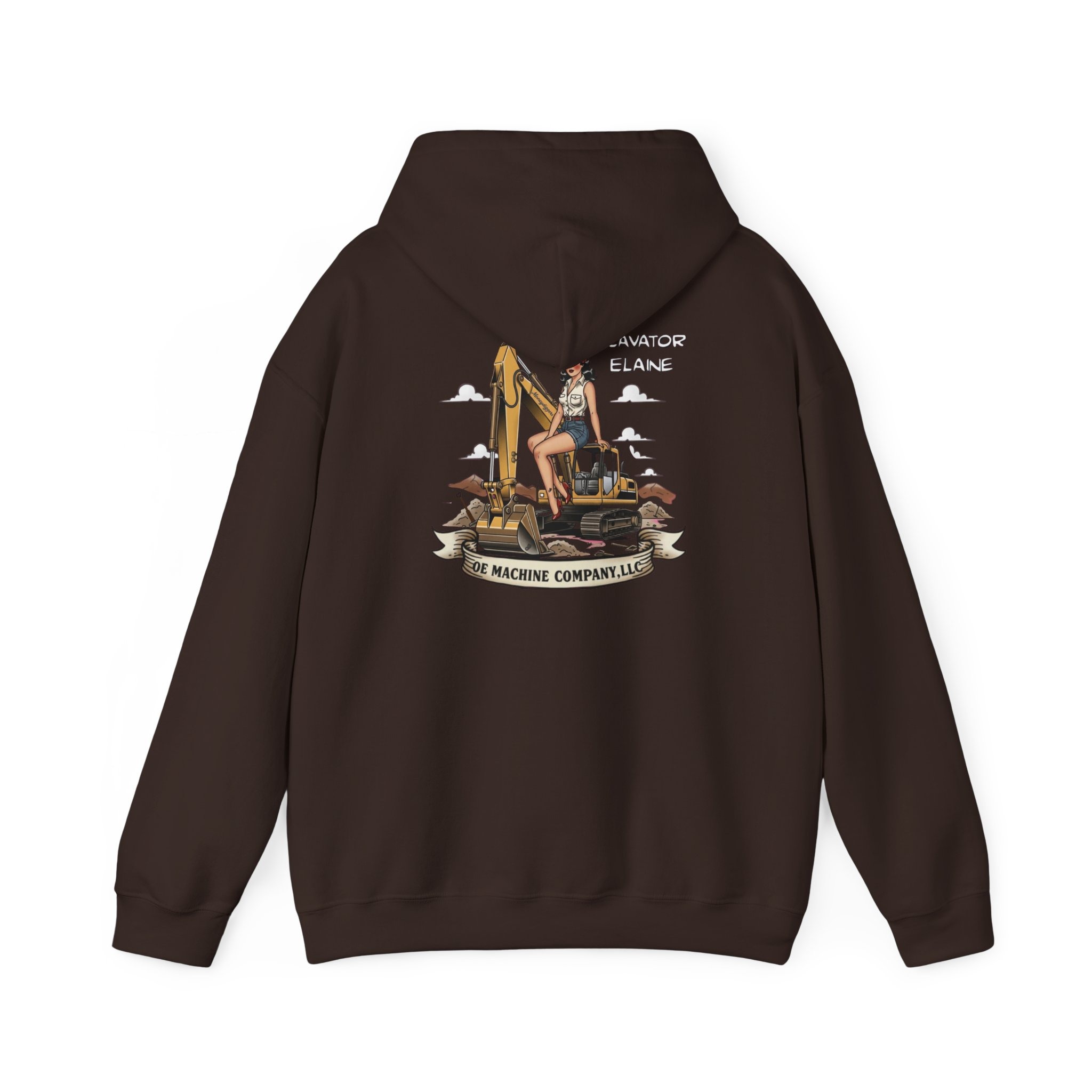 Excavator Elaine, OE Machine Co. Hoodie - Image 34