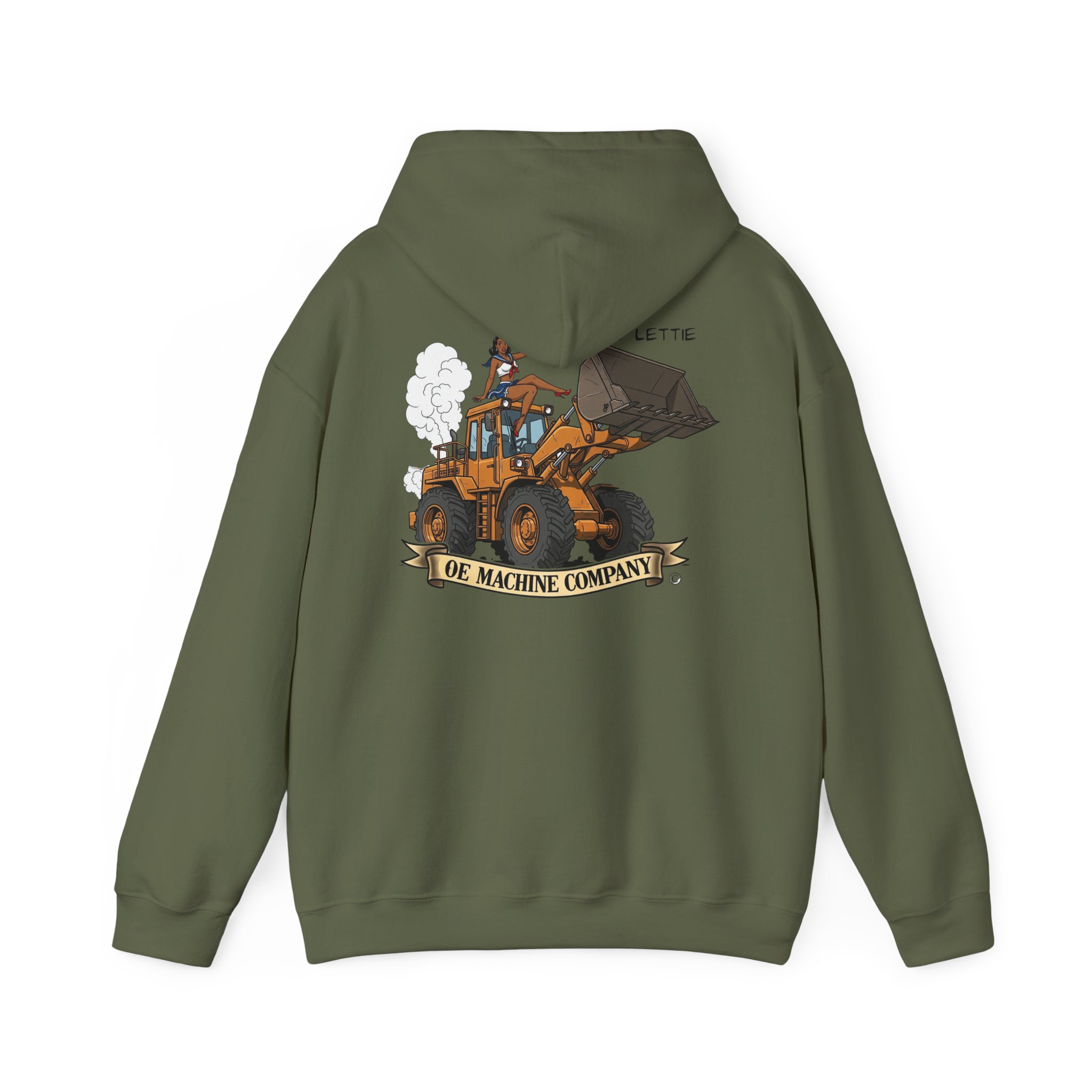 Loader Lettie, OE Machine Co. Hoodie - Image 10