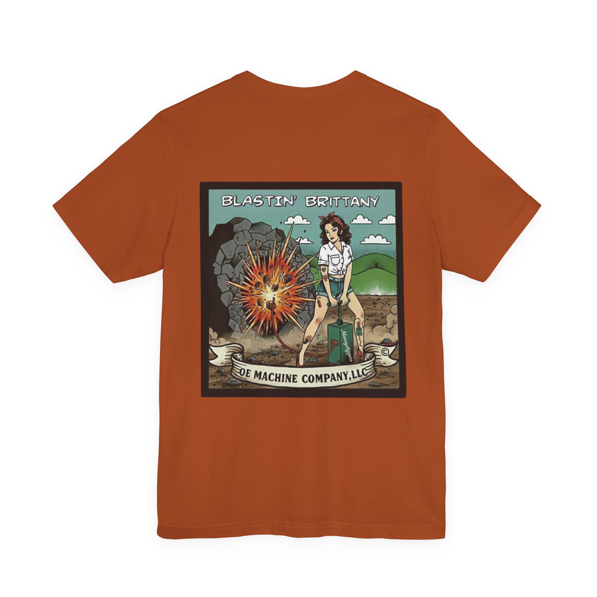 Blastin' Brittany, OE Machine Co. Short Sleeve Tee - Image 20
