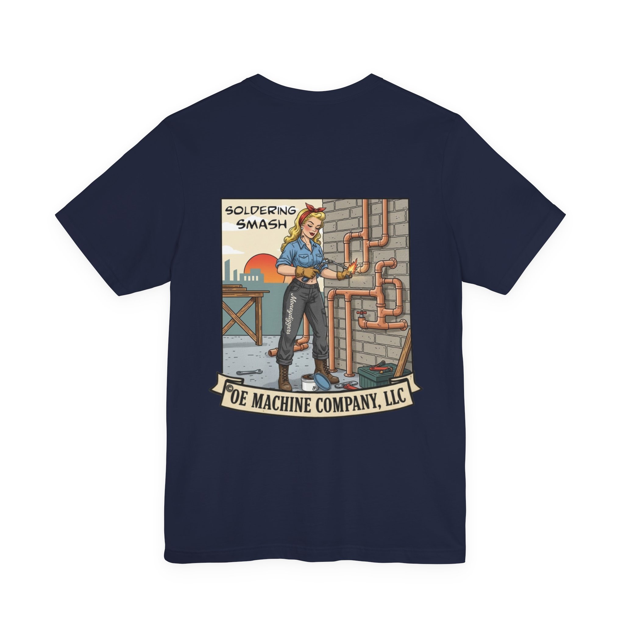 Soldering Smash, OE Machine Co. Short Sleeve Tee - Image 29