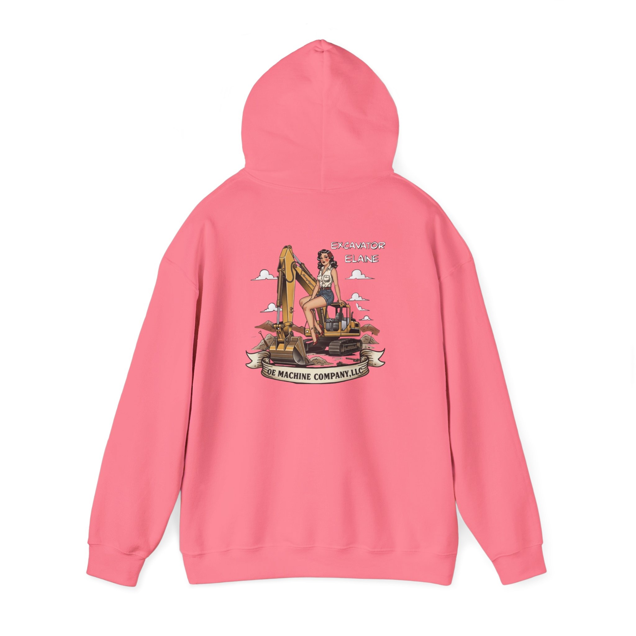 Excavator Elaine, OE Machine Co. Hoodie - Image 19