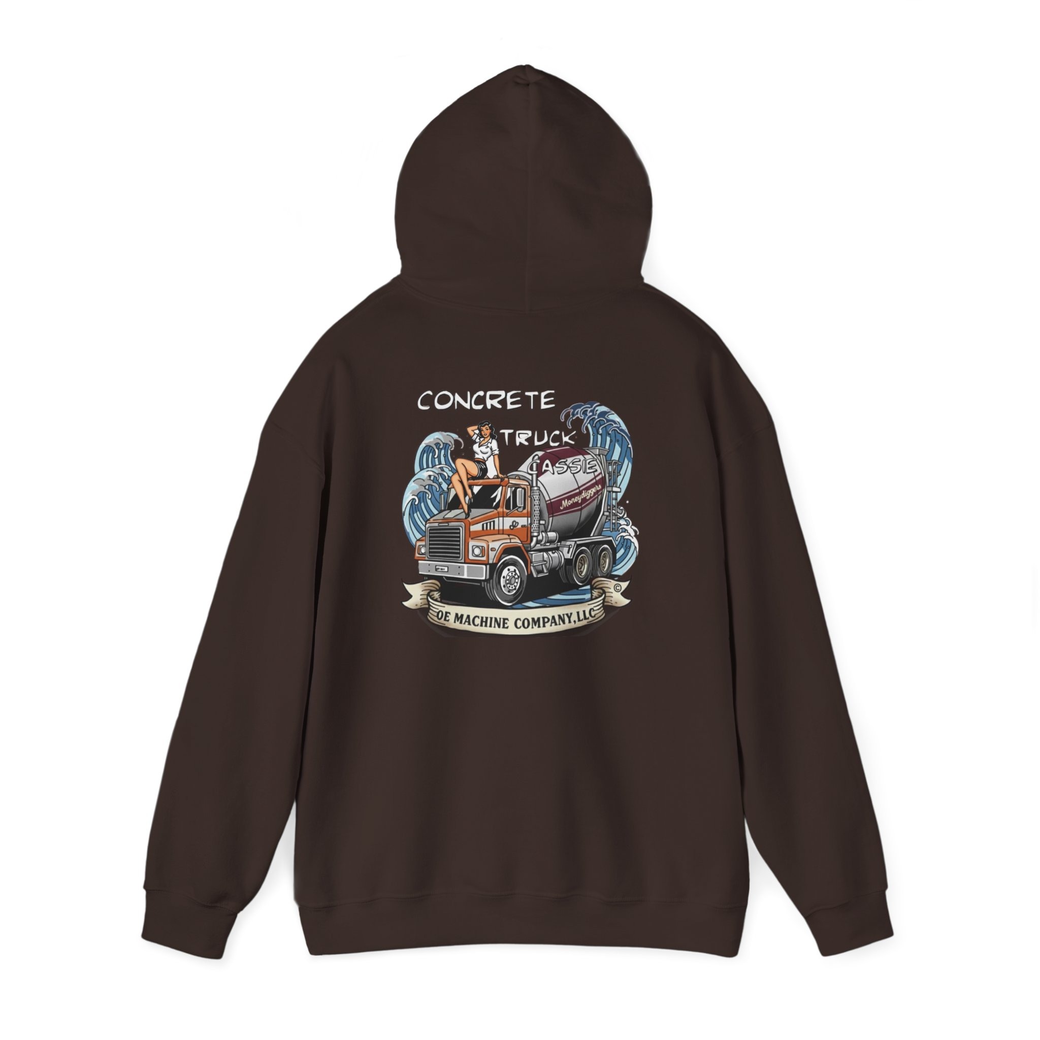 Concrete Truck Cassie, OE Machine Co. Hoodie - Image 30