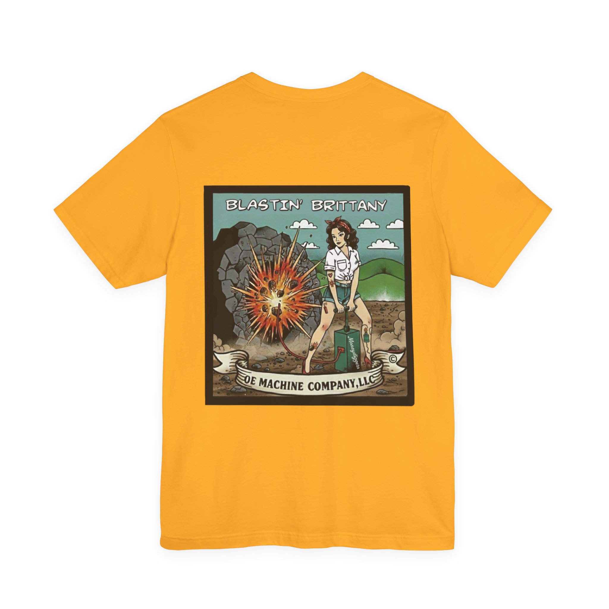 Blastin' Brittany, OE Machine Co. Short Sleeve Tee - Image 17