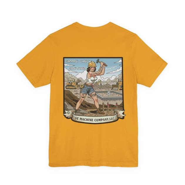 Grade Check Gretchen, OE Machine Co. Short Sleeve Tee