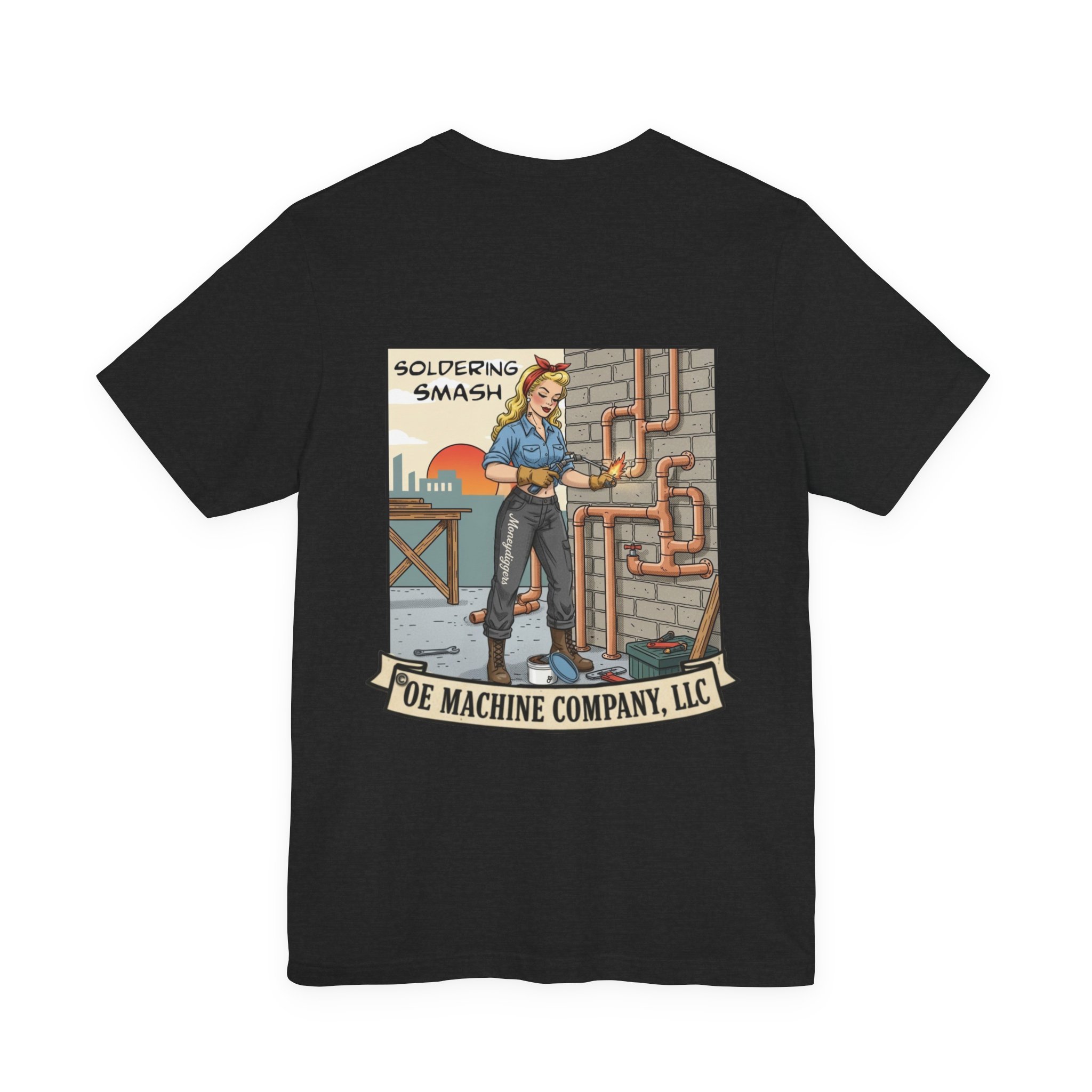 Soldering Smash, OE Machine Co. Short Sleeve Tee - Image 8