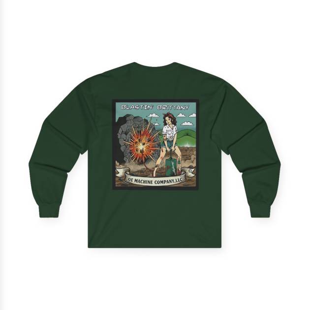Blastin' Brittany, OE Machine Co. Long Sleeve Tee