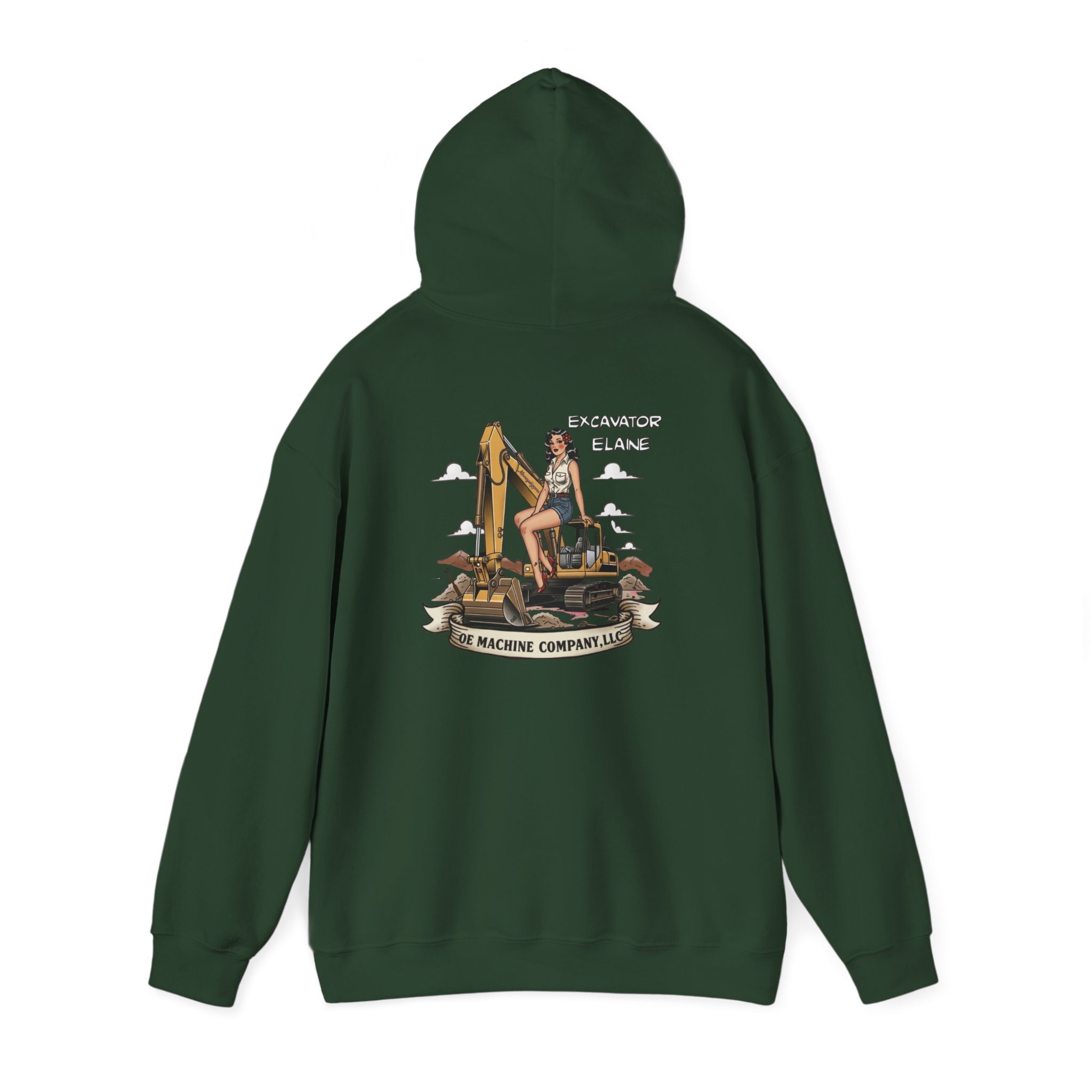 Excavator Elaine, OE Machine Co. Hoodie - Image 39