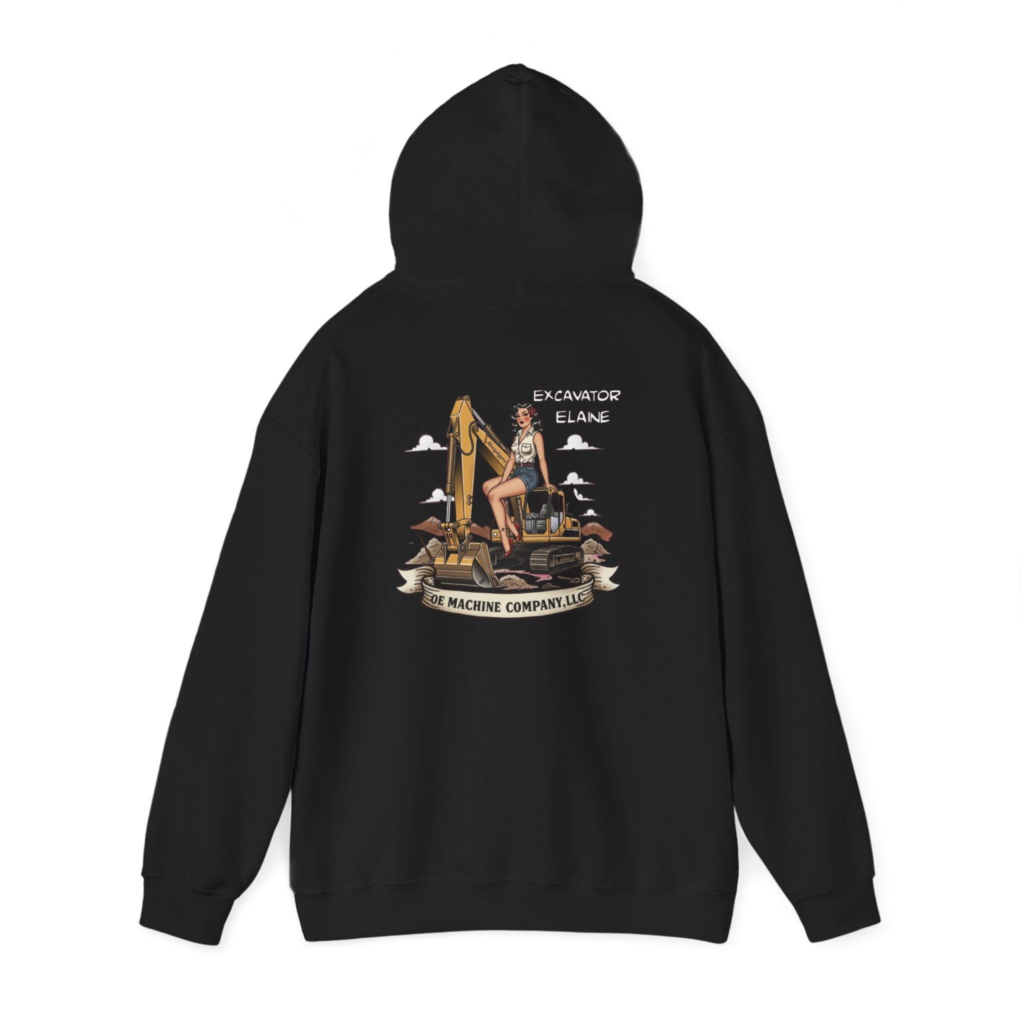 Excavator Elaine, OE Machine Co. Hoodie - Image 27