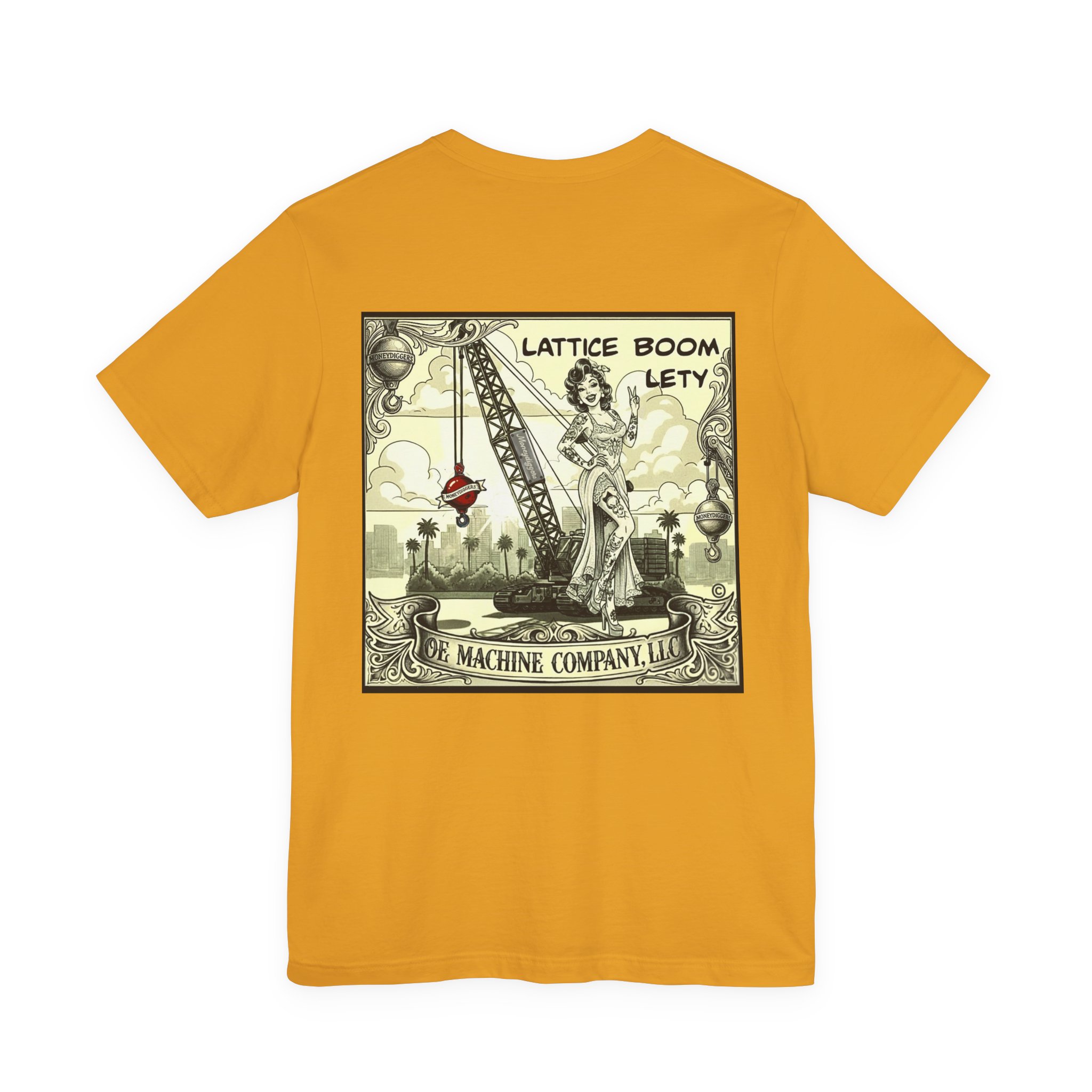 Lattice Boom Lety, OE Machine Co. Short Sleeve Tee - Image 26