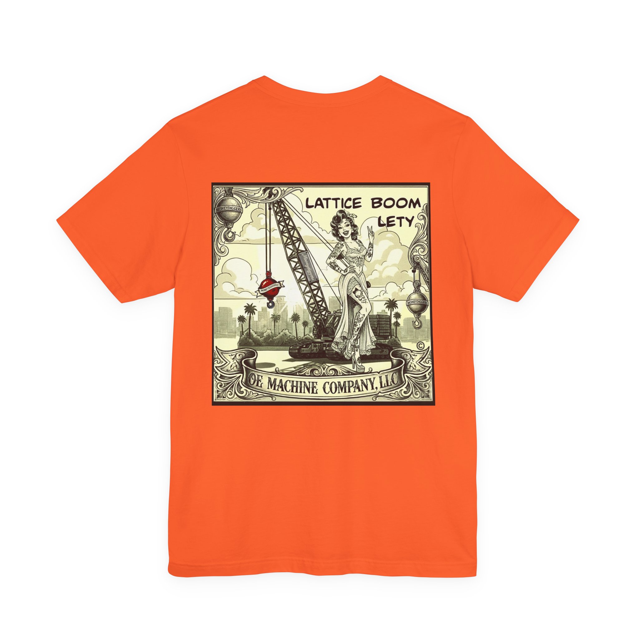Lattice Boom Lety, OE Machine Co. Short Sleeve Tee - Image 22