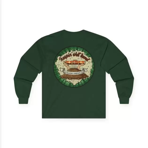 Keepin' Shit Level, OE Machine Co. Long Sleeve Tee