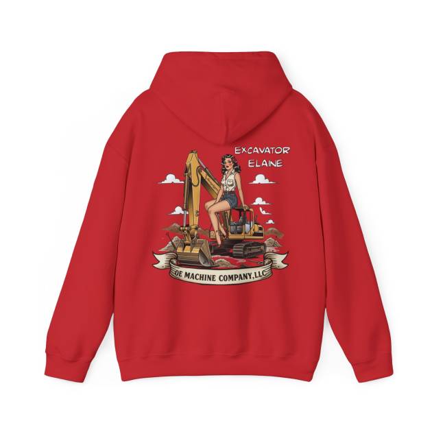 Excavator Elaine, OE Machine Co. Hoodie