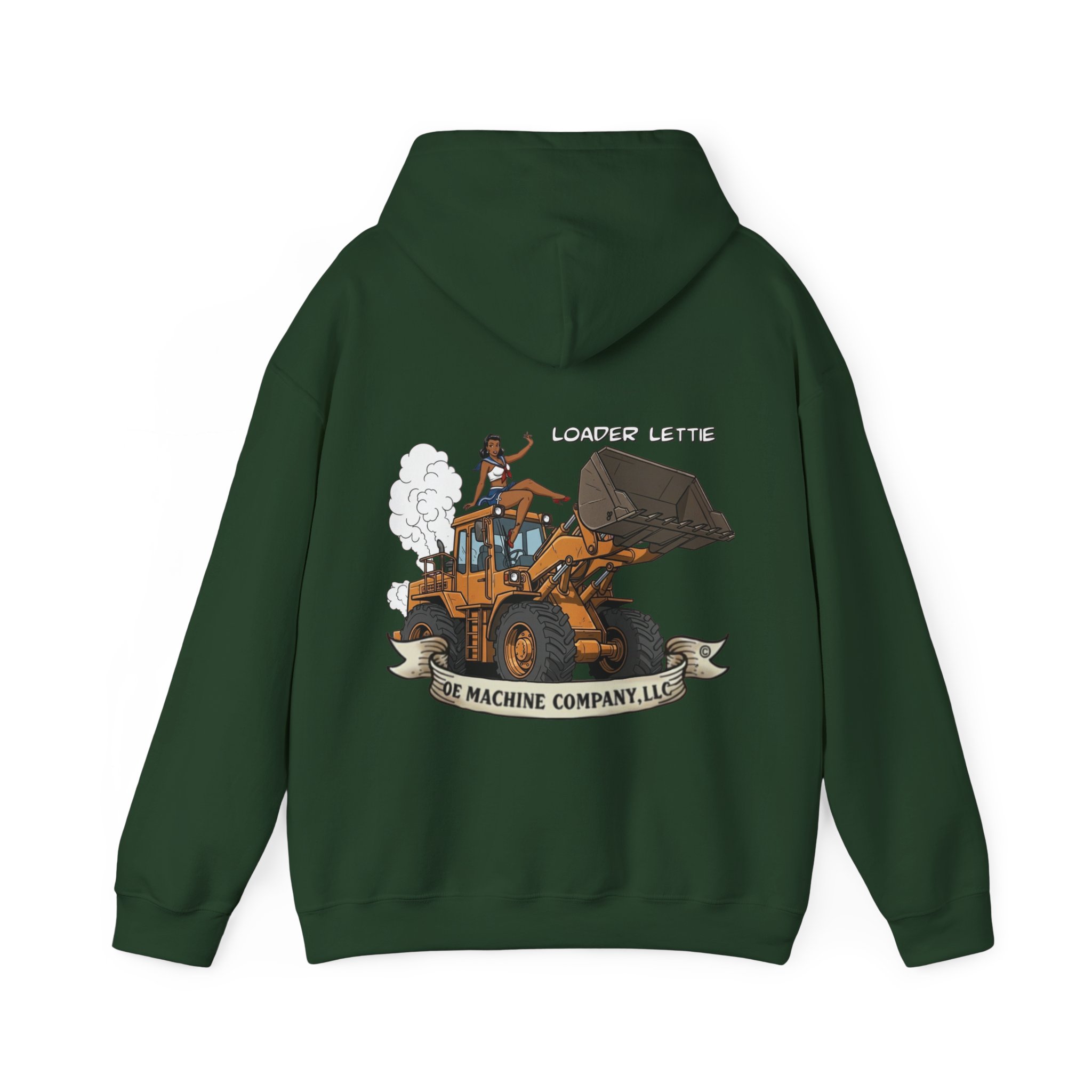Loader Lettie, OE Machine Co. Hoodie - Image 22
