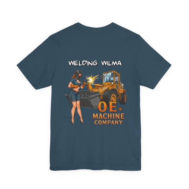 Welding Wilma, OE Machine Co. Short Sleeve Tee