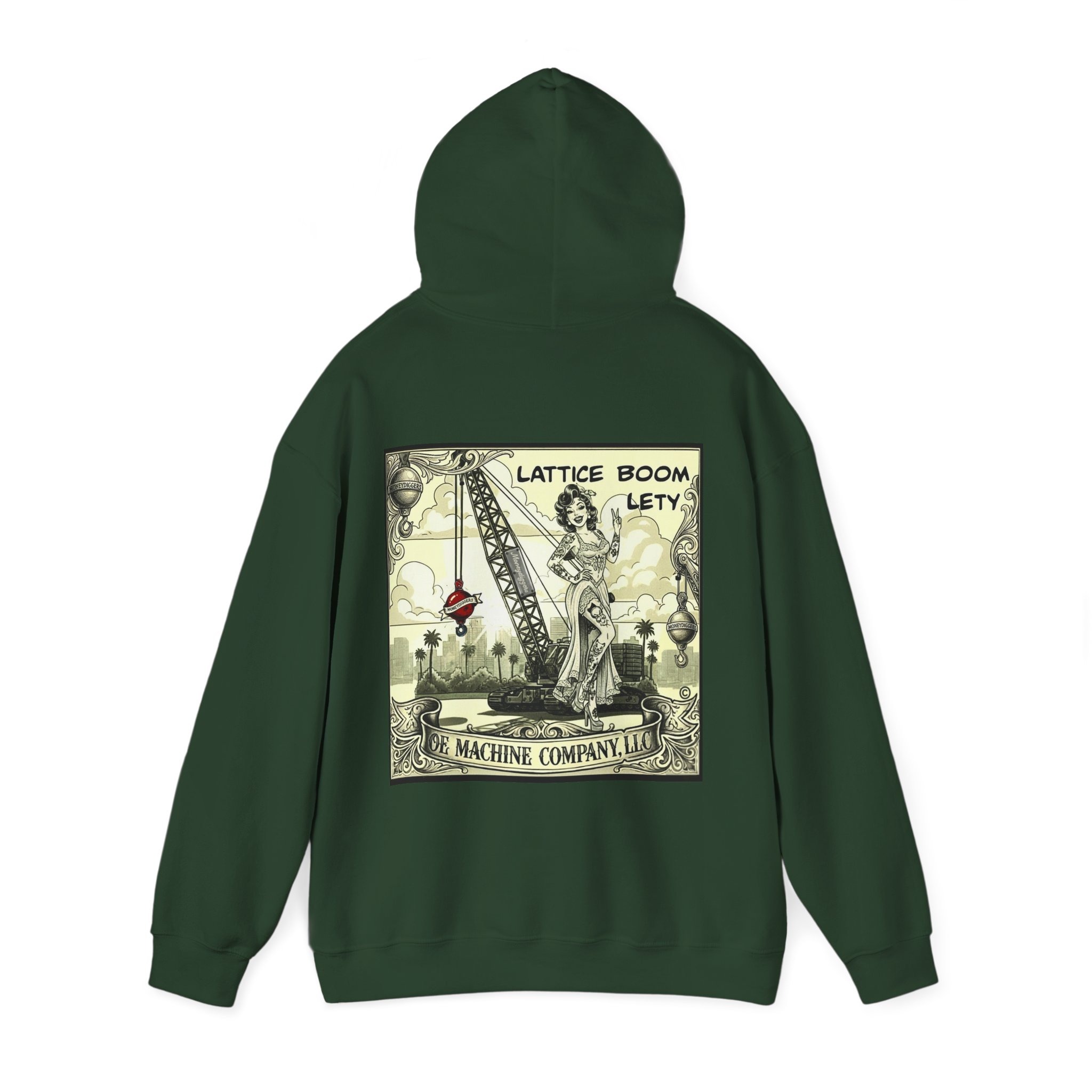 Lattice Boom Lety, OE Machine Co. Hoodie - Image 15