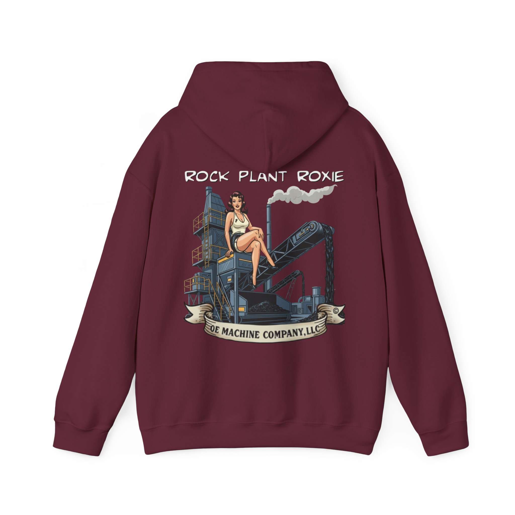 Rock Plant Roxie, OE Machine Co. Hoodie - Image 14