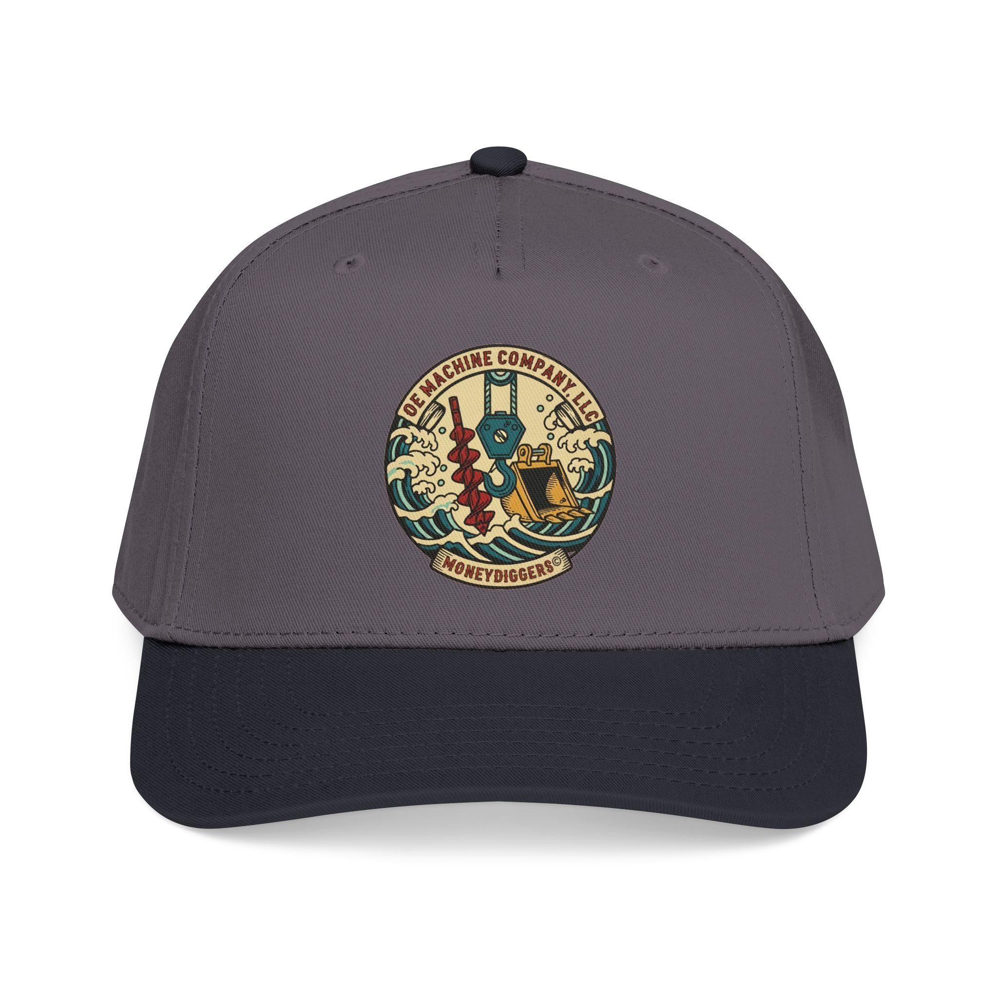 Moneydigger Badge, OE Machine Co. Brimmed Cap - Image 3