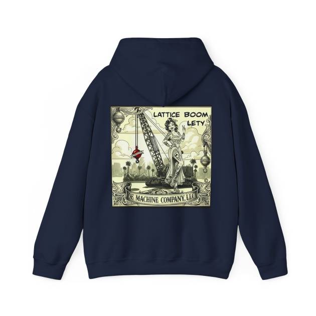 Lattice Boom Lety, OE Machine Co. Hoodie