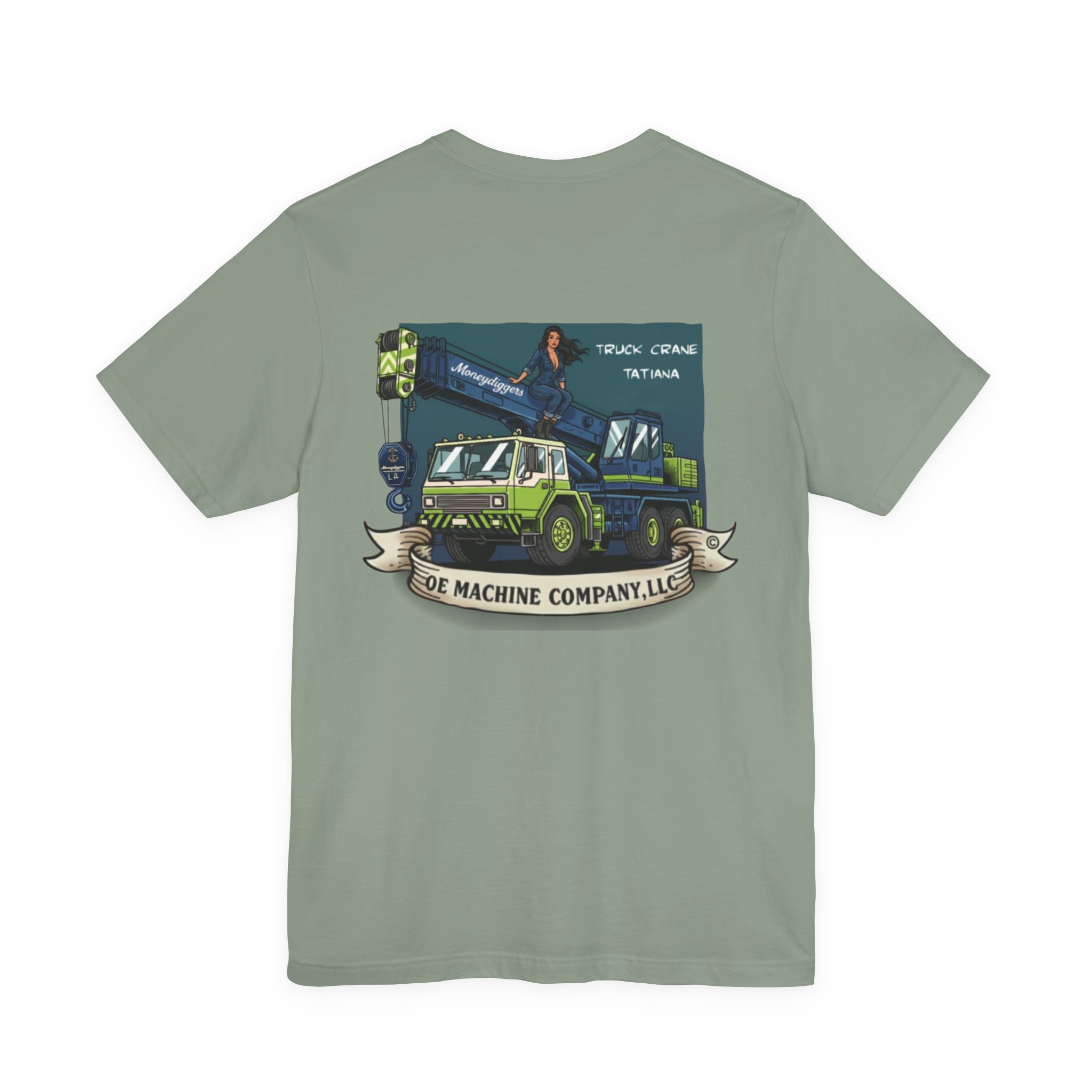 Truck Crane Tatiana, OE Machine Co. Short Sleeve Tee - Image 26