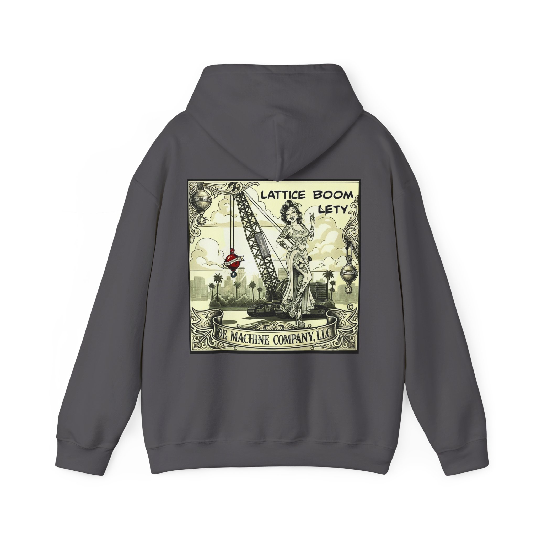 Lattice Boom Lety, OE Machine Co. Hoodie - Image 18