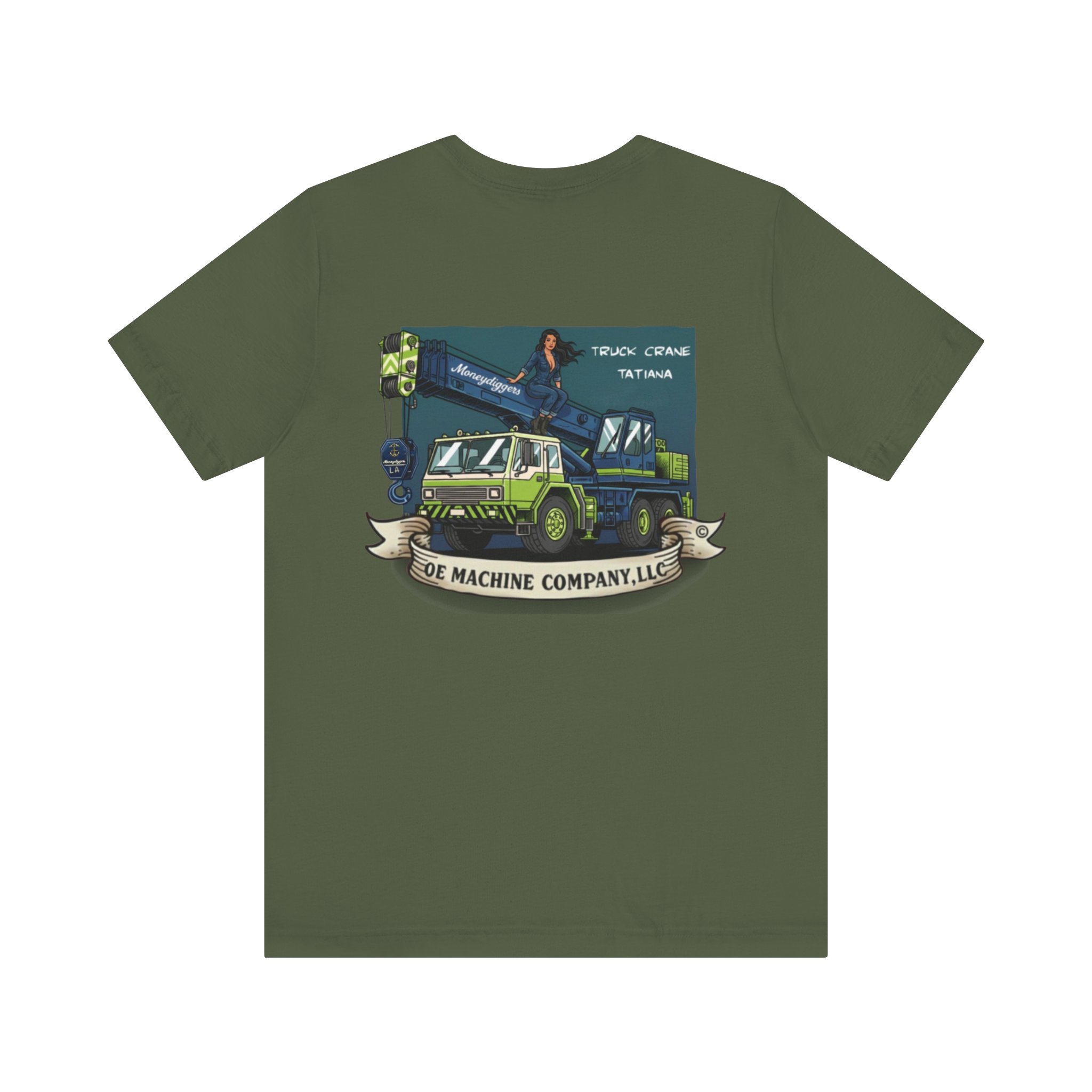 Truck Crane Tatiana, OE Machine Co. Short Sleeve Tee - Image 12